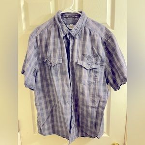 Harley Davidson Short sleeve button down shirt